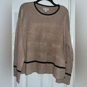 NWT, Kathy Ireland, Beige & Brown, Size 1X